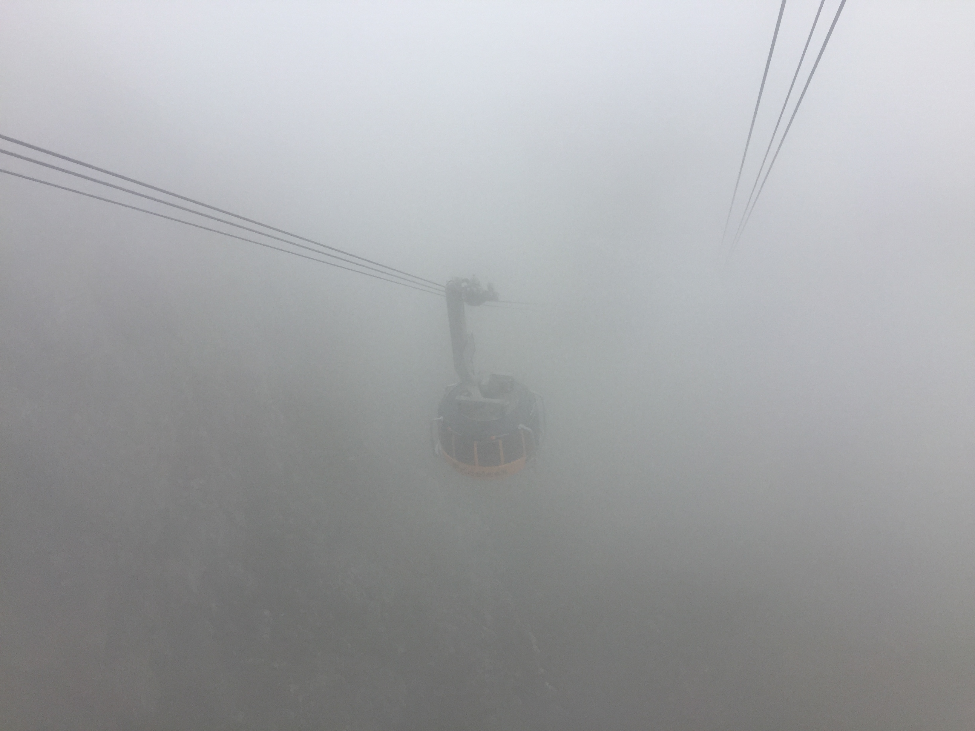Misty Cable car Table Mountain 365 Ubuntu Climbs